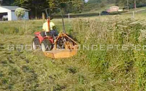 Mowing Stream Banks with an Antonio Carraro Tractor